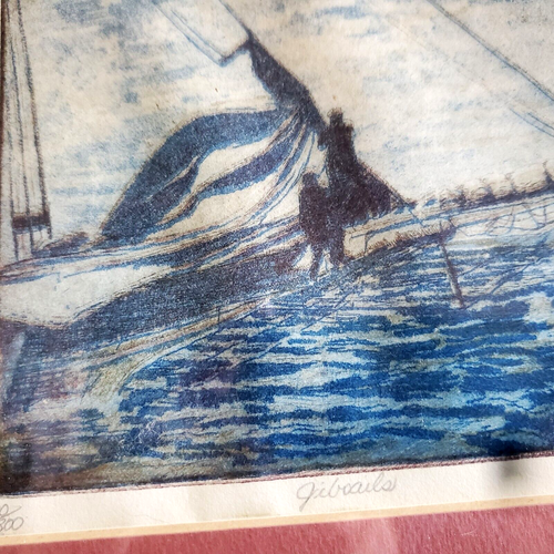 DON SWANN 1889-1954 JIBS'LS Firmado Original Color Grabado Edición Limitada 30/300 - Imagen 7 de 14