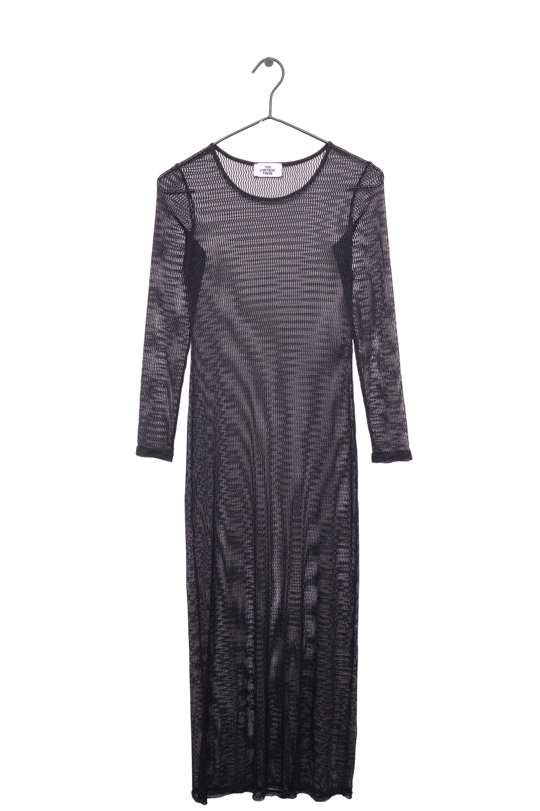 Y2K Sheer Mesh Maxi Dress Gem