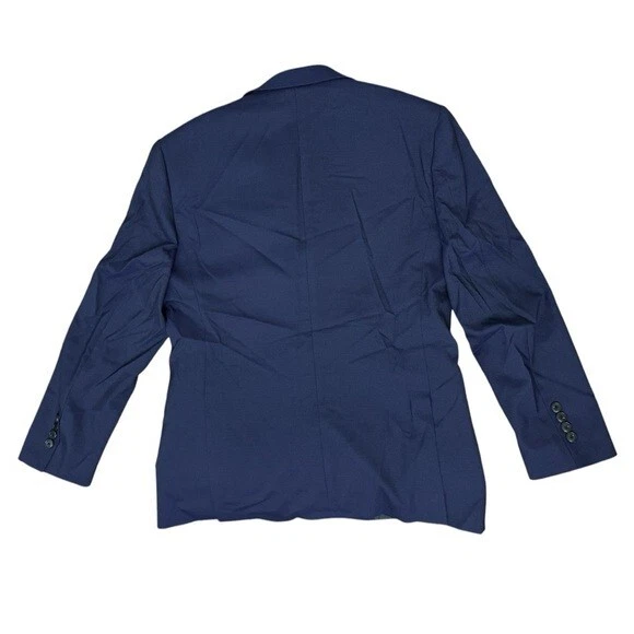 Men's Slim Fit Comfort Stretch E-motion Impact Suit Blue Suit Set 105 84 - Image 3 of 4
