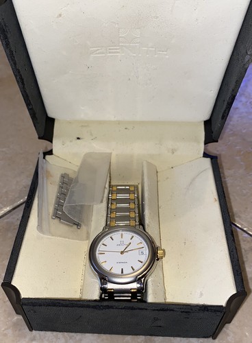 ZENITH ESPADA Orologio Uomo Completo Di Scatola 34mm | eBay