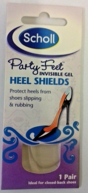 scholl party feet invisible gel heel shields