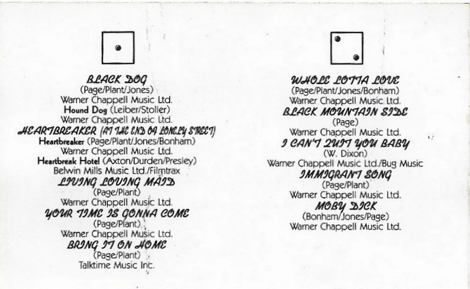 Dread Zeppelin Un-Led-Ed CASSETTE ALBUM Rock, Reggae Reggae-Pop, Parody - Image 3 of 4