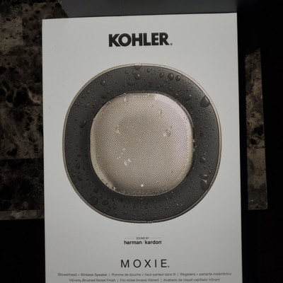 Kohler Moxie Showerhead W/Portable Harmon / Kardon Wireless Speaker New 