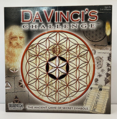 Da Vinci's Challenge Board Game The Ancient Game of Secret Symbols Briarpatch