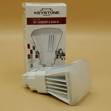 Box of 10 Keystone 8W 2-Pin LED Vertical 4000K Direct Drive KT-LED82P-V-840-D