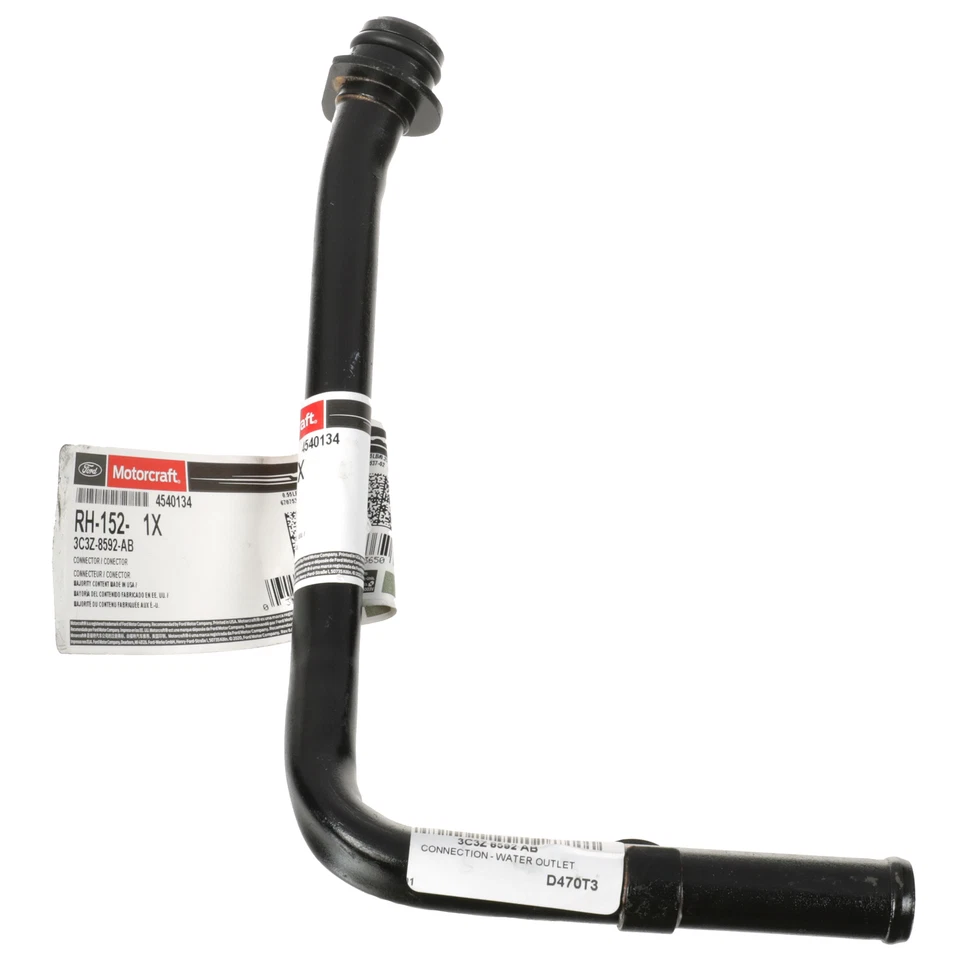 NUEVO OEM Ford 2003-2010 E-350 Super Duty Motor Refrigerante Bypass Tubo 3C3Z-8592-AB Foto 3 de 4