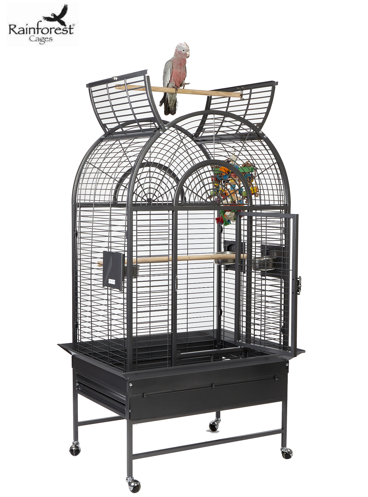 RAINFOREST ANTIQUE SANTA MARTA II BIRD CAGE FOR MEDIUM PARROTS AFRICAN GREYS