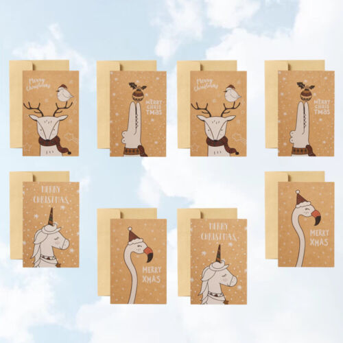  12 Pcs Baby Shower Card Greeting Holiday Cards The Child Envelop Christmas - Picture 1 of 12