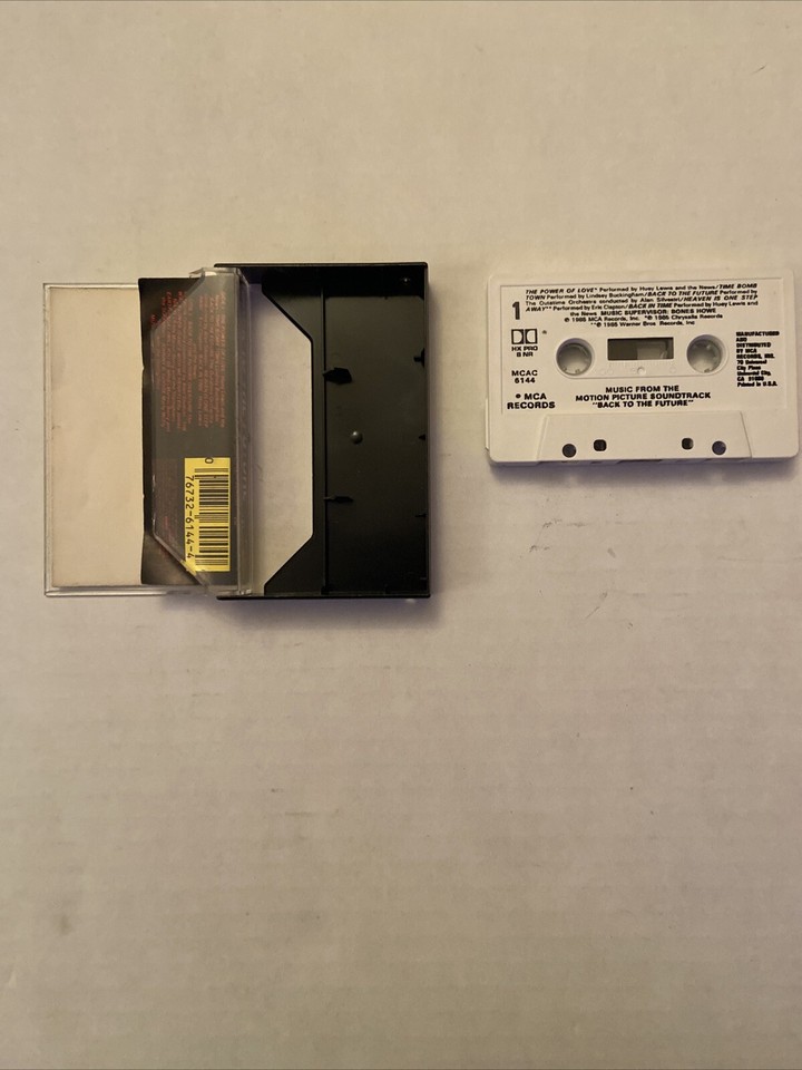 Back to the Future Movie Soundtrack (Cassette Tape, 1985, MCA) eBay