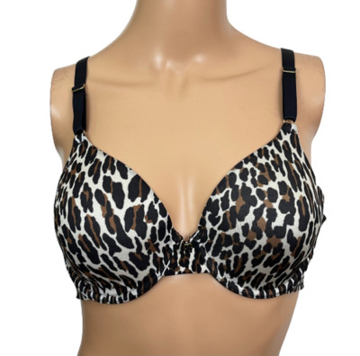 Vanity Fair Women's Beauty Back Full Coverage Bra Leopard Size 38B Retail $48
