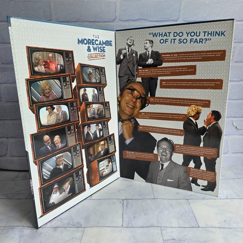 The Morecambe & Wise Collection Exclusive DVD + Book Box Set - New Sealed - Picture 3 of 4