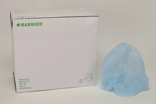  150-Pairs Molnlycke Barrier Surgical Cap Sheer Bouffant Blue Medium 621715