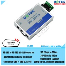RS-232 to RS-485 RS-422 Converter RS485 RS422 RS232 Adapter DB9 Anti Lightning