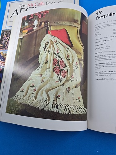 2 Afghans Pattern Books ~ McCall's and Bonita Bray READ! - Picture 6 of 19