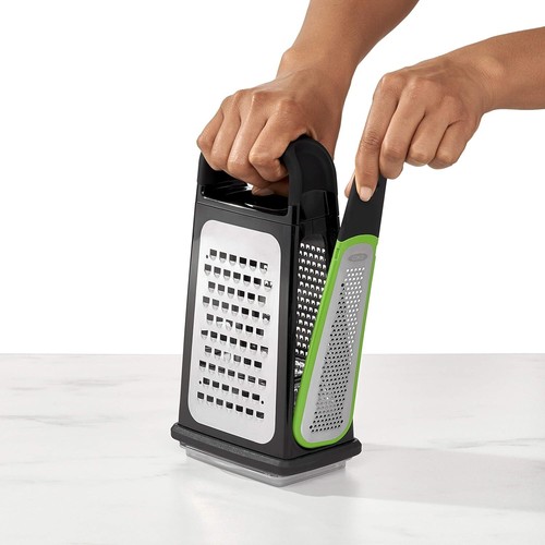 Rallador de caja grabado OXO Good Grips con zester extraíble - Imagen 12 de 13