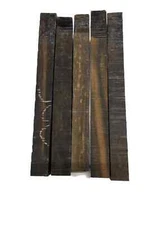 Gaboon Ebony Turning Blank 1x 1x 6- B Grade HobbyWood Square Lumber Block 