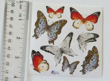 Violette Stickers - MOUNTAIN BUTTERFLIES - 4x4 Square Sheet K18