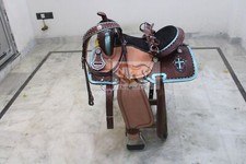 Western Leather Barrel Horse Saddle Tack Set 10" to 18" Free Shipping