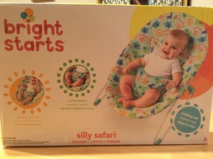 bright starts silly safari bouncer