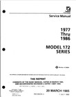CESSNA SERVICE MANUAL 172 SERIE 1977 Thru 1986 D2065-3-13 DIGITAL BOOK PDF