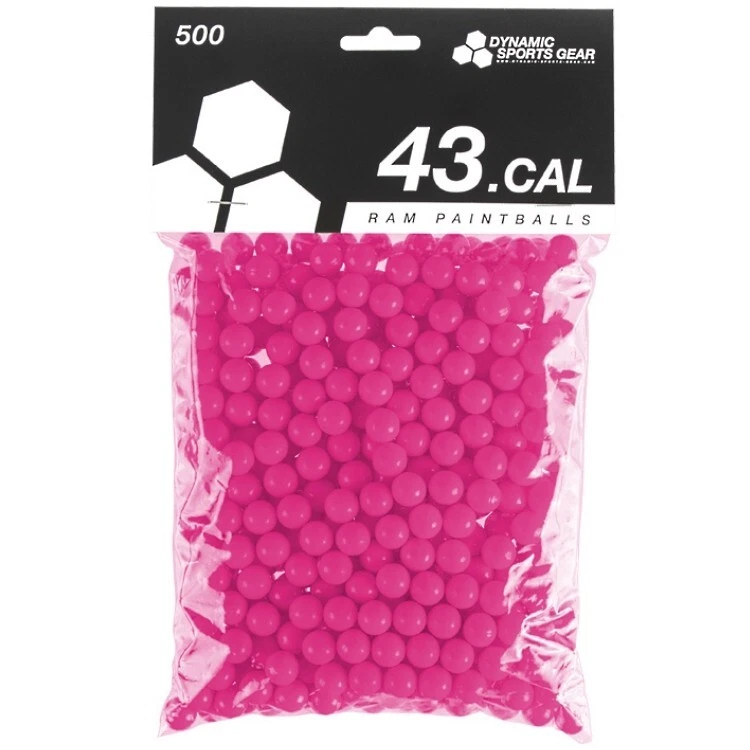DYNAMIC SPORTS DSG RAM Paintballs cal.43 100 Stück Pink