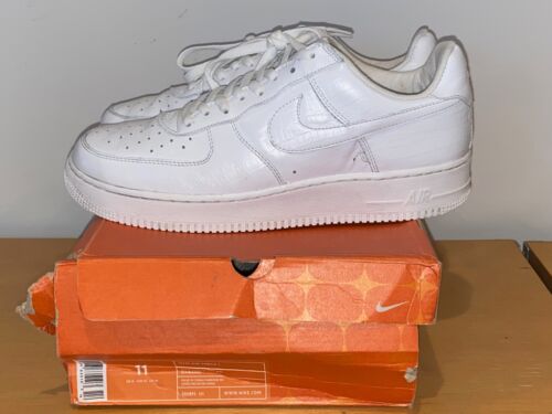 long Piket Binnenwaarts Nike Air Force 1 HTM 2 White Croc Size 11 Numbered out of 3012 Limited |  eBay