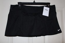 NWT Nike Swim Essential Women's Large OR XL Black Boardskirt NESS9201-001