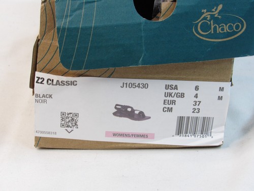 Chaco Damen J105430 Z/2 Classic, mit Zehenschlaufe, Outdoor Sandale, schwarz 6 M - Bild 11 von 11