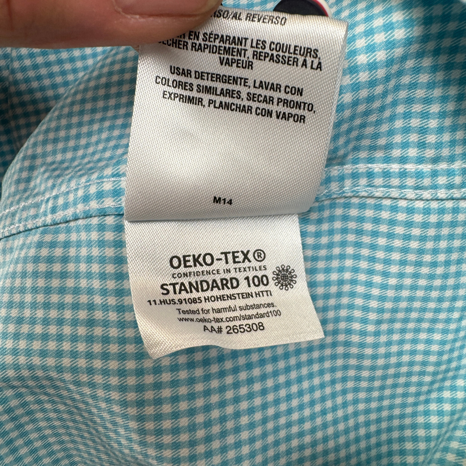 Tommy Hilfiger TH Tech Stretch Slim Fit Men's Size XL Check Long Sleeve Shirt thumbnail 11