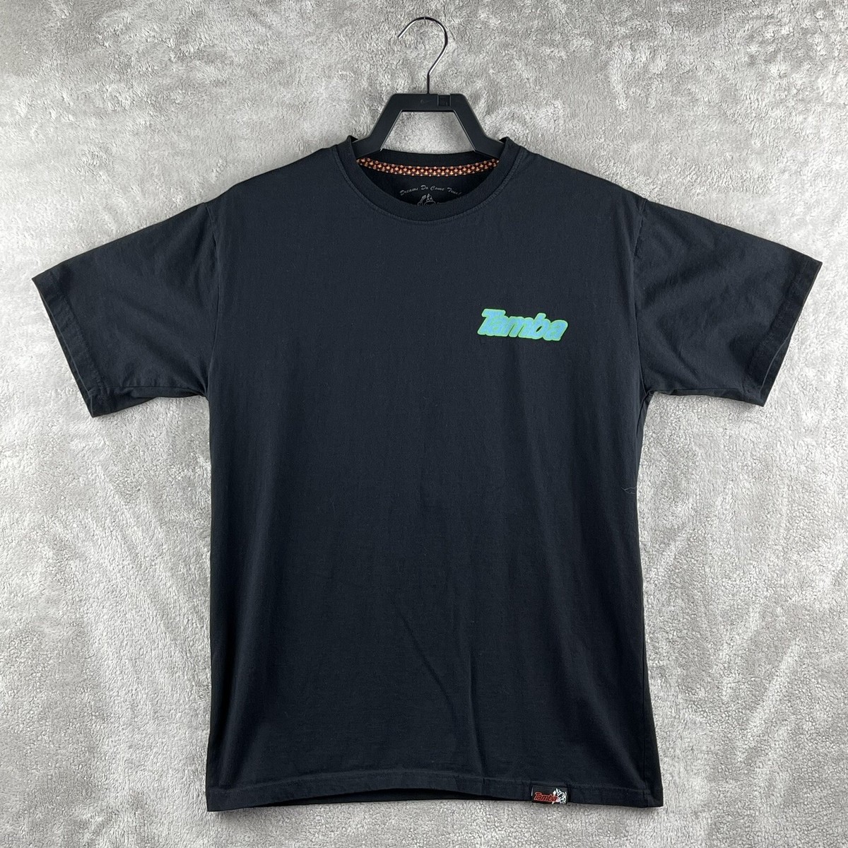 Tamba Kuai Surf Culture Logo T-Shirt Black Size Medium Hawaii Surf