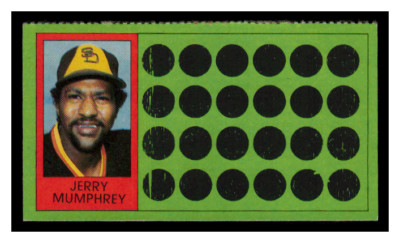 1981 Topps Scratchoffs #97 Jerry Mumphrey