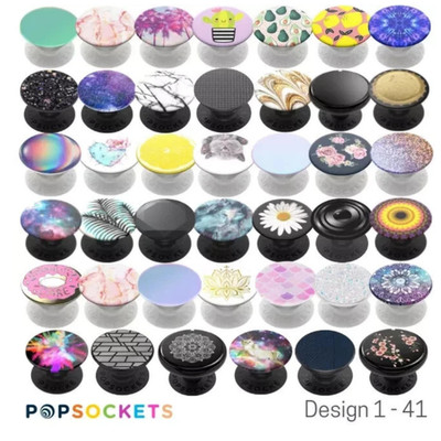 Pop-Out Socket Holder Selfie Finger Grip Stand for Mobile Phone iPhone Samsung