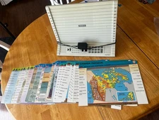 Geo Safari Electronic Learning Works homeschool Sets Cards Vintage Educational