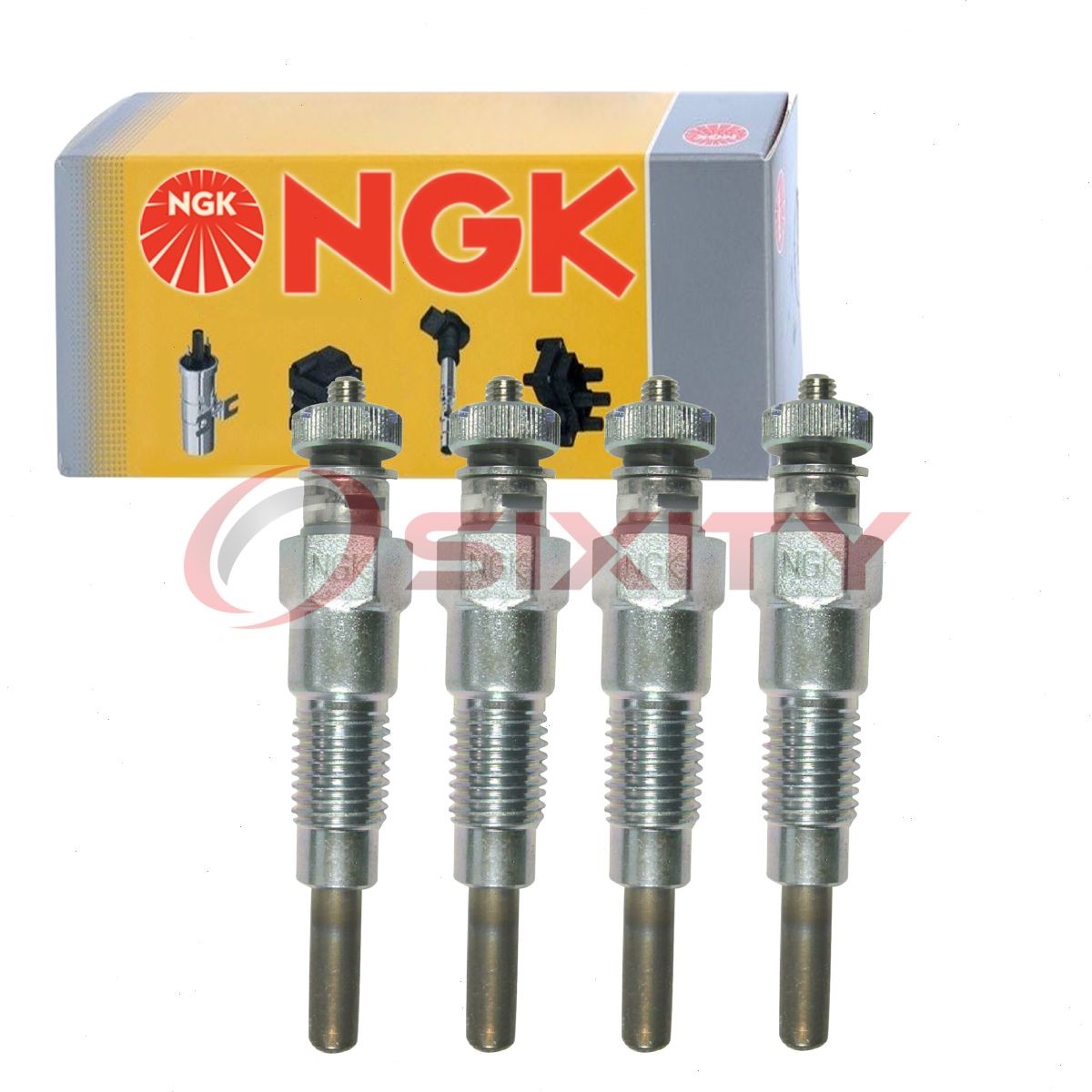 4 pc NGK 6125 Y-103 Glow Diesel Glow Plugs for 11065-37507 Ignition Cylinder xe