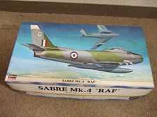 T210 Unassembled Plastic el Hasegawa 1/48 Sabre Mk.4 RAF Royal Air Force 09567