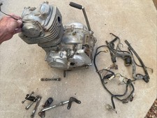 1976 Honda Xl350 Xl 350 Engine Motor Mounts Harness Tubes Complete 7672 Miles