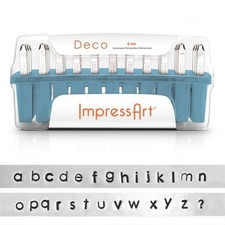 ImpressArts DECO 6mm Lowercase Alphabet letter stamping