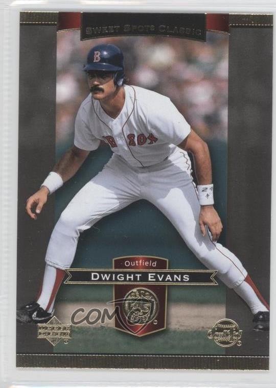 2003 Upper Deck Sweet Spot Classic Dwight Evans #24 2j8