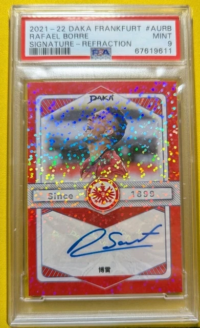 Daka Eintracht Frankfurt/ Rafael Borre / Auto - Refraction/ PSA 9 #10