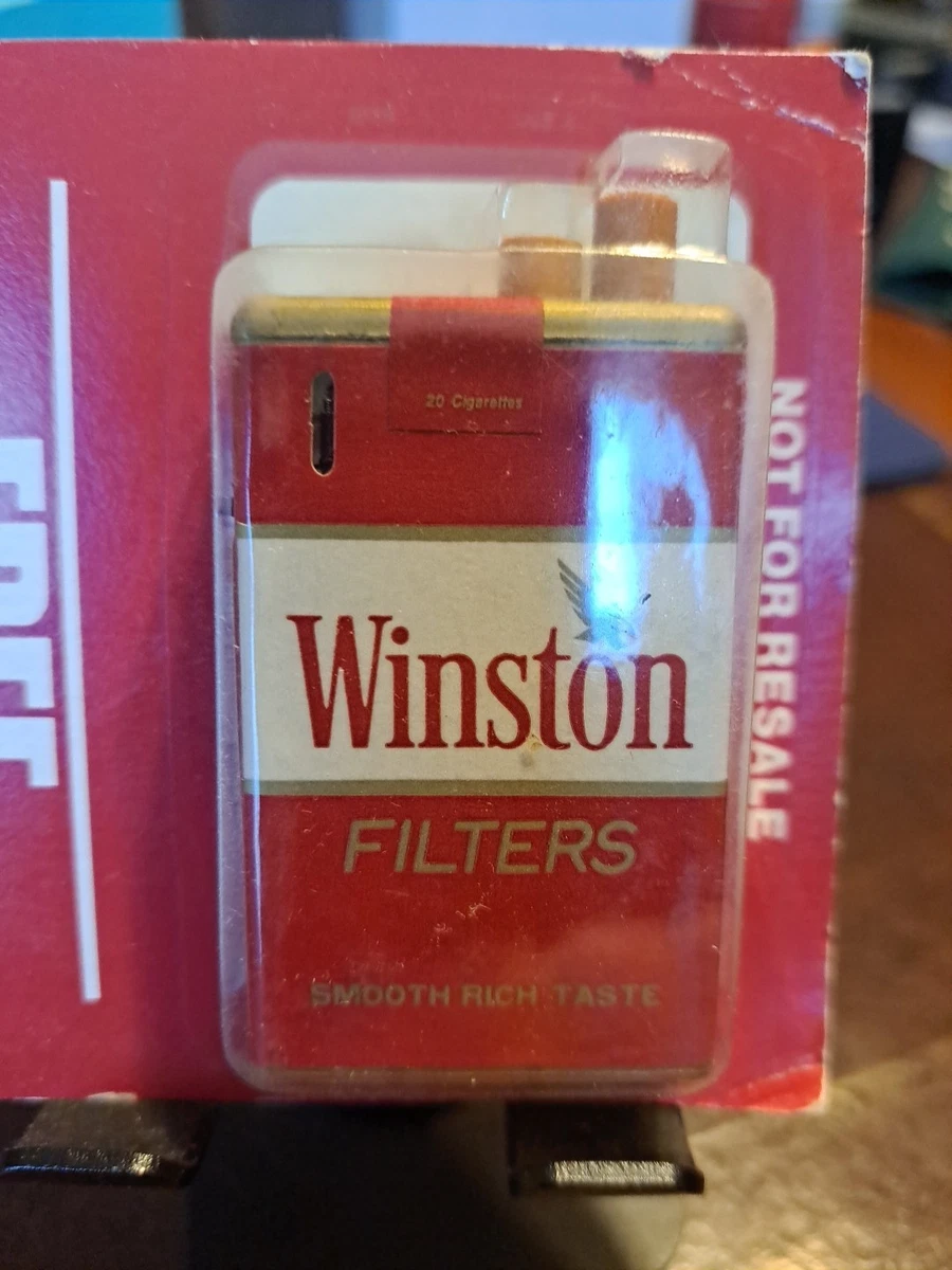 how to refill winston cigarette pack lighter Vtg Filters Lite Korea Advertising The Wrap Works Is this older Winston lighter