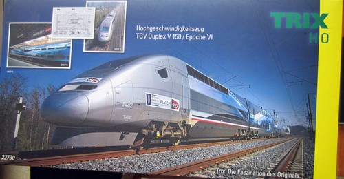 COFFRET TGV DUPLEX V150 RECORD DU MONDE 2007 DIGITAL SON TRIX 22790 | Zustand: Occasion