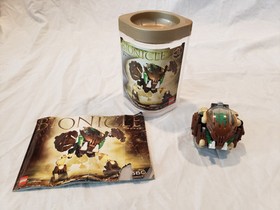 Lego Bionicle 8560 Bohrok Pahrak Figure Krana Mask 2002 Canister + Instructions