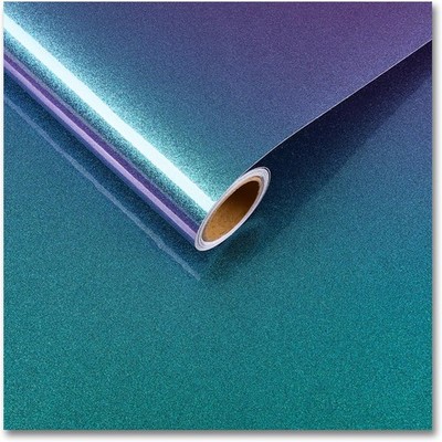 CRE8TIVE Schillernde Glitzer Tapete Selbstklebend Schimmernd Irisierend