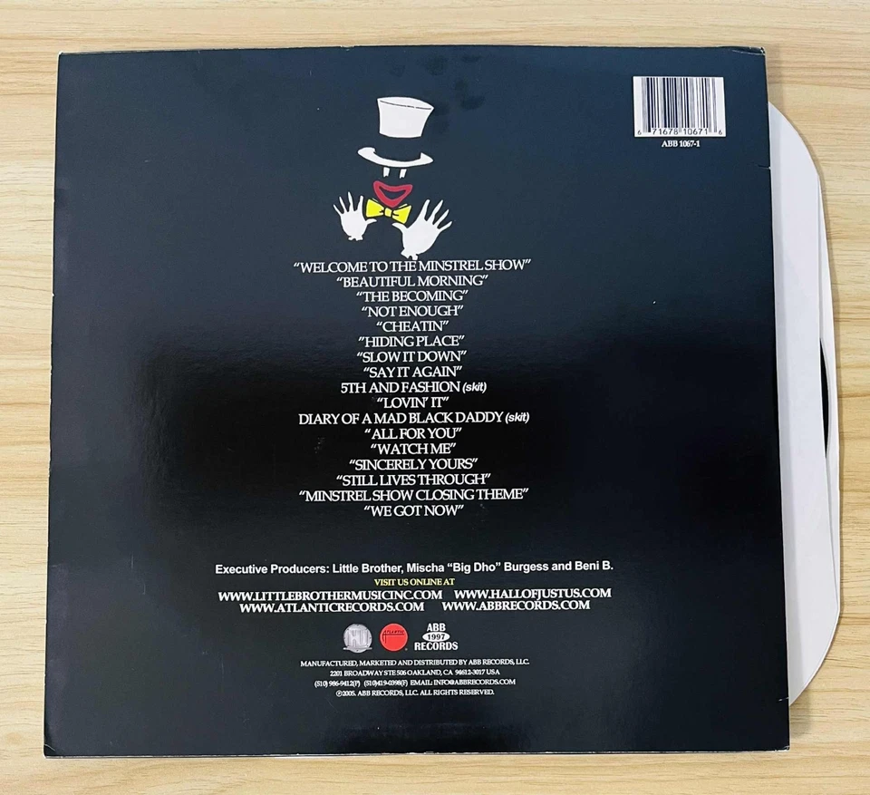 Little Brother / The Minstrel Show 2005 US BLACK 2LP ABB Records ABB 10671 Elzhi - Image 2 of 4
