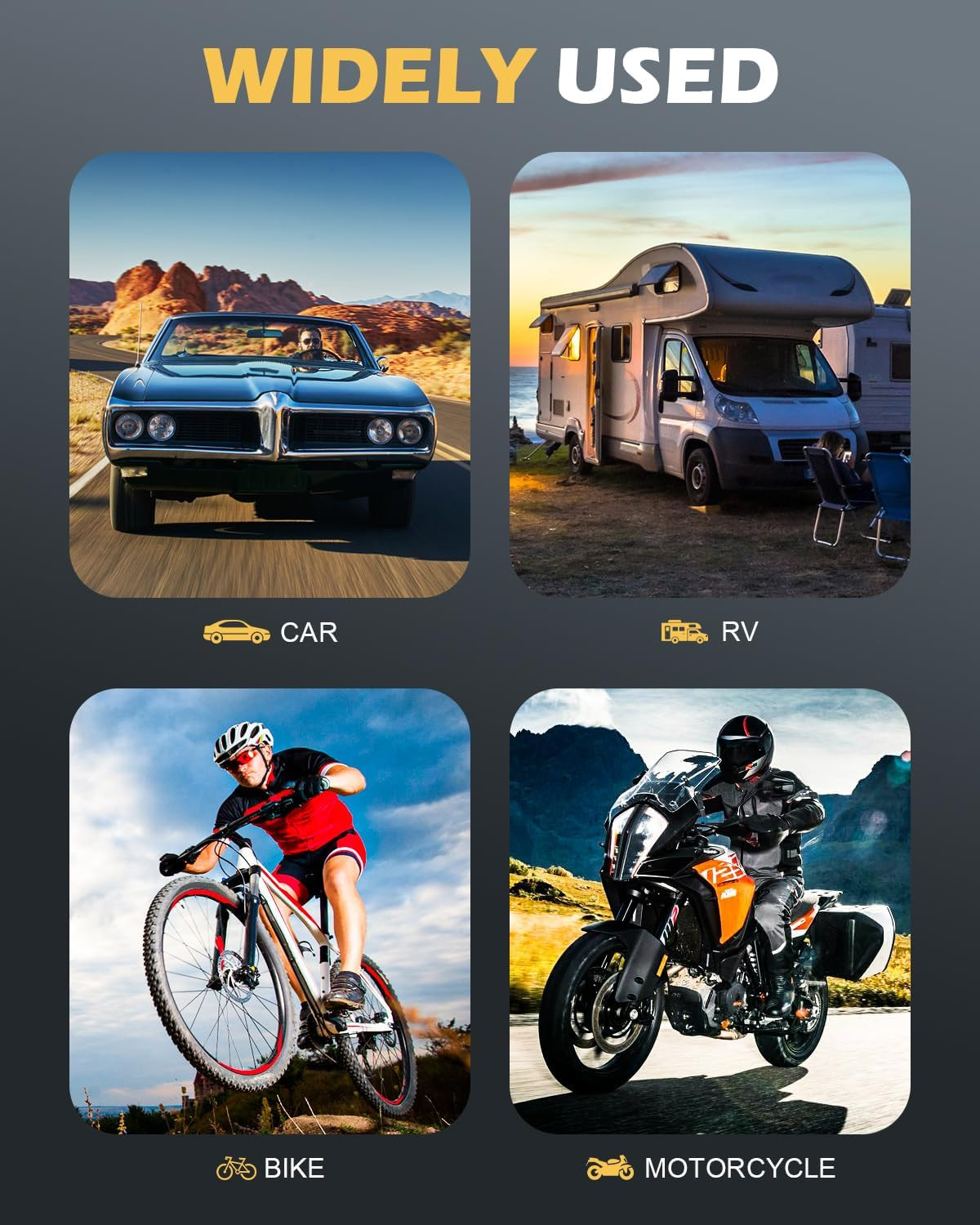 Upgraded 12" Tire Inflator Hose Adapter with Brass Locking Quick Chuck, High Pre