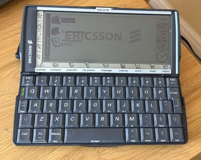 Ericsson MC218 PDA - Psion 5MX and PSU and cable . Full working order - Image 1 of 4
