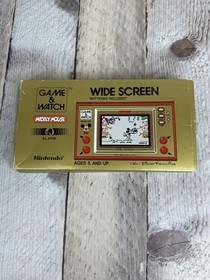Nintendo Game & Watch MICKEY MOUSE MC-25 1981 W Box & English Instruction Tested