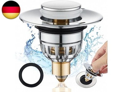 Tomario Pop Up Waschbecken Stecker, Edelstahl Badezimmer Waschbecken Stecker