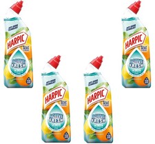4 x 750ml Harpic Active Fresh Gel Toilet Cleaner Anti Odour Technology - Citrus 4.33 per litre