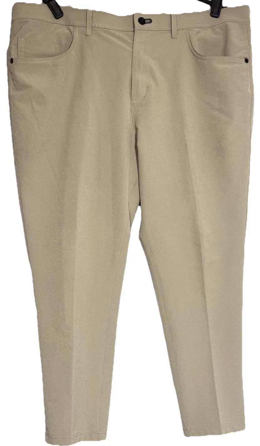 Public Rec Performance Dealmaker Men’s Pants 38/30 Sand Golf Casual Sportswear